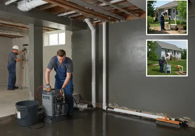 Basement Waterproofing and Flood Prevention process in North Madison, OH